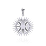 Wonderful Celtic Compass Rose Silver Pendant TPD5236 - Jewelry