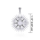 Wonderful Celtic Compass Rose Silver Pendant TPD5236 - Jewelry