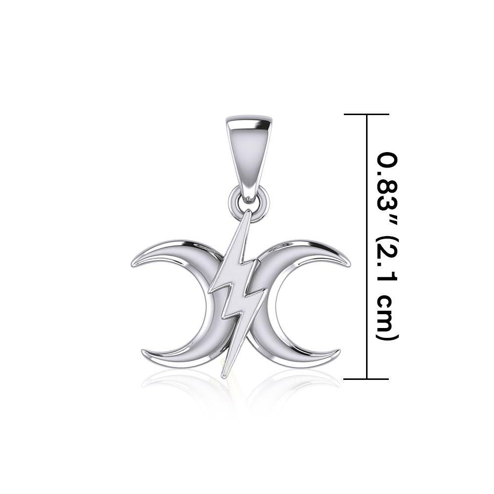 The Power Moon Silver Pendant TPD5257 - Jewelry