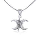 The Power Moon Sterling Silver Pendant TPD5258 - Jewelry