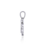 The Diagonal Power Moon Sterling Silver Pendant TPD5260 - Jewelry
