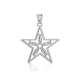 The Fifth Circle with Star Silver Pendant TPD5264 - Jewelry