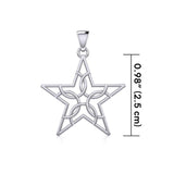 The Fifth Circle with Star Silver Pendant TPD5264 - Jewelry