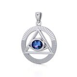 Eye of The Pyramid Silver Pendant TPD5297