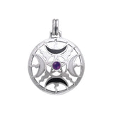 Magick Moon Silver Pendant TPD536 - Jewelry