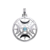 Magick Moon Silver Pendant TPD536 - Jewelry