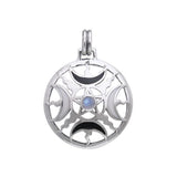 Magick Moon Silver Pendant TPD536 - Jewelry