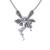 The Little Fairy Silver Pendant with Marcasite TPD5370 - Jewelry