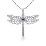 The Celtic Dragonfly with Recovery Silver Pendant TPD5389 - Jewelry