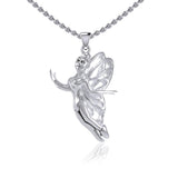 Enchanted Flying Fairy Silver Pendant TPD5410 - Jewelry