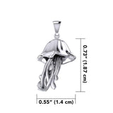 Box Jellyfish Silver Pendant TPD5412 - Jewelry