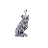 Cat Silver Pendant TPD5414 - Jewelry