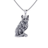 Cat Silver Pendant TPD5414 - Jewelry