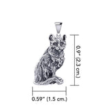 Cat Silver Pendant TPD5414 - Jewelry