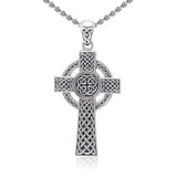 Sterling Silver Celtic Cross Pendant TPD5608 - Jewelry
