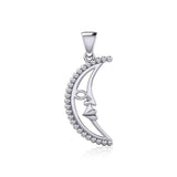 Crescent Moon Silver Pendant TPD5611
