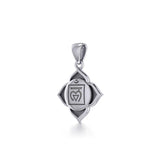 Muladhara Root Chakra Sterling Silver Pendant TPD5625