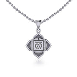 Muladhara Root Chakra Sterling Silver Pendant TPD5625 - Jewelry