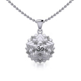 Sahasrara Crown Chakra Sterling Silver Pendant TPD5629 - Jewelry