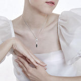 Triple Goddess with Marquise Gemstone Silver Pendant TPD5659 - Jewelry