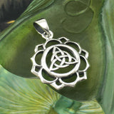 Triquetra Chakra Silver Pendant TPD5669 - Jewelry