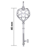 Heart Spiritual Enchantment Key Silver Pendant TPD5709 - Jewelry