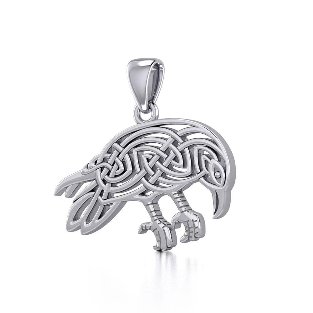 Mythical Raven Silver Jewelry Pendant TPD5715 - Jewelry