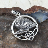 Celtic Owl Silver Pendant TPD5718 - Jewelry