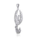 Mythical Celtic Phoenix Sterking Silver Pendant TPD5724
