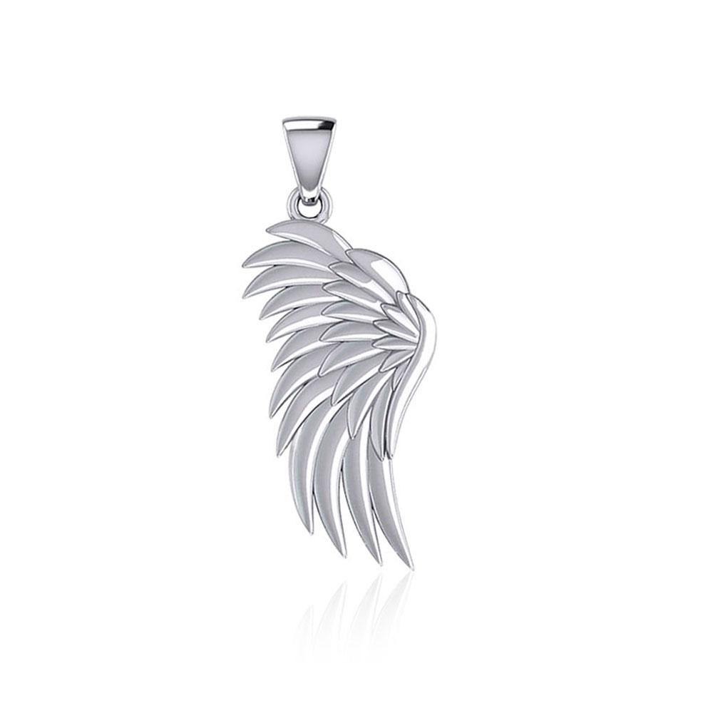 Angels Wings Silver Pendant TPD5762 - Jewelry