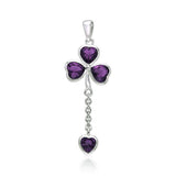 Shamrock Sterling Silver Pendant TPD580