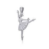Ballet Pose Silver Pendant TPD5826 - Jewelry