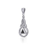 Celtic Recovery Pendant with Gemstone TPD5839 - Jewelry