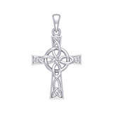 The Celtic Four Point Knot Cross Sterling Silver Pendant TPD5877
