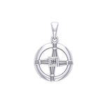 Saint Brigids Cross Silver Pendant TPD5882