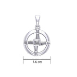 Saint Brigids Cross Silver Pendant TPD5882