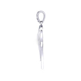 Guardian Angel Celtic Wing Silver Pendant TPD5912 - Jewelry
