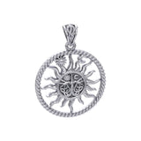 The Sun and Tree of Life Silver Pendant TPD5926 - Jewelry