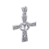 Celtic Cross Aries Astrology Zodiac Sign Silver Pendant TPD5948 - Jewelry