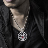Large NA Recovery with Heart of Power Silver Pendant TPD6006 - Jewelry