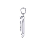 Celtic Spirit of The Antarctic Penguin Silver Pendant with Gem TPD6010 - Jewelry