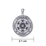 Sigil of the METATRON Small Sterling Silver Pendant TPD6031