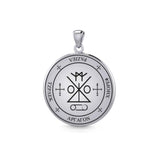 Sigil of the Archangel RAZIEL Small Sterling Silver Pendant TPD6032