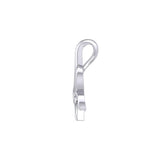 Whale Tail And Heart Silver Pendant TPD6057 - Jewelry