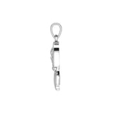 Jellyfish with Celtic Heart Silver Pendant TPD6078 - Jewelry