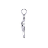 Celtic Dolphin And Double Heart Pendant TPD6084 - Jewelry