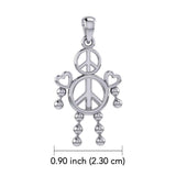 Peace and Love Doll Silver Pendant TPD6105 - Jewelry