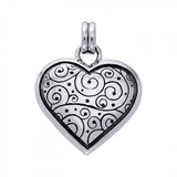 Cari Buziak Celtic Silver Spiral Pendant TPD638 - Jewelry