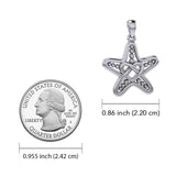 Starfish with Celtic Heart Silver Pendant TPD7003 - Jewelry