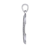 The Seal of Trishul Om Swastik Silver Pendant TPD7004 - Jewelry